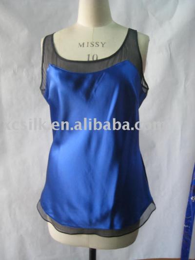 Ladies` silk top (Ladies` silk top)