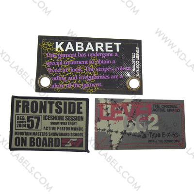 printed label