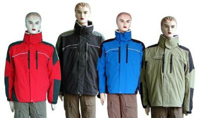 twin sets Ski Jacket with breathable PU coating fabrics (twin sets Ski Jacket with breathable PU coating fabrics)