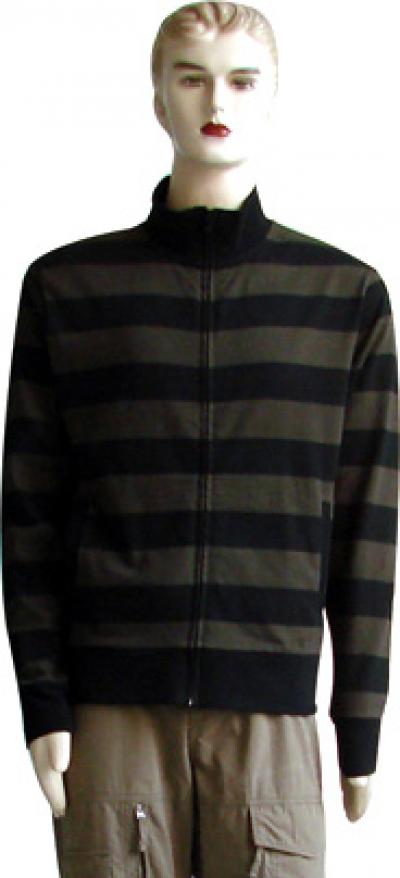 Knitting Jacket with stripe (Трикотажная куртка с полосой)