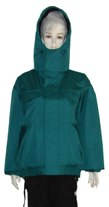 Waterproof Ski Suit with Padded Frock and PU Coating
