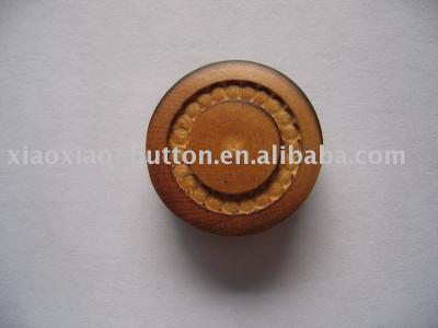wood button