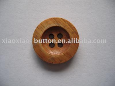 wood button