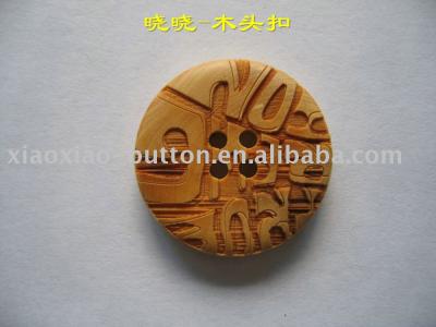 wooden button