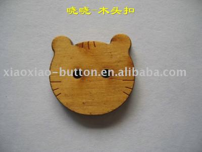 wooden button
