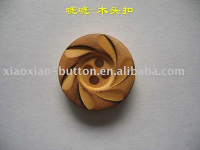 wooden button