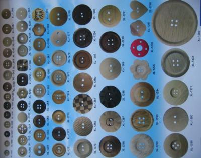 wooden button