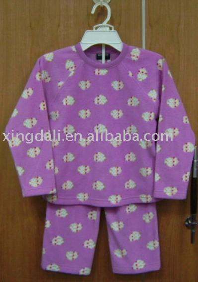 Polar Fleece Children`s Pajamas