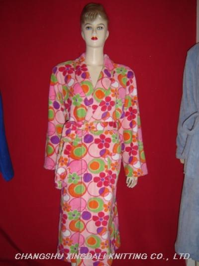 Microfiber coral bathrobe (Microfiber coral bathrobe)