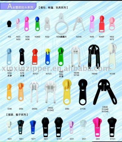 Plastic injected moulded slider (Plastique injecté moulé curseur)