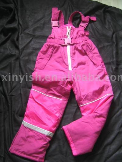 Euro children`s wadded pants with gallus (Euro children`s wadded pants with gallus)