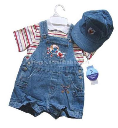Child T-Shirt and Suspender Shorts Set (Child T-Shirt and Suspender Shorts Set)
