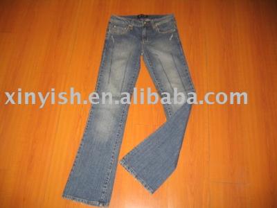 B3028 US lady bead button jeans (B3028 US lady bead button jeans)