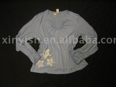 US lady viscose / elastane top (US lady viscose / elastane top)