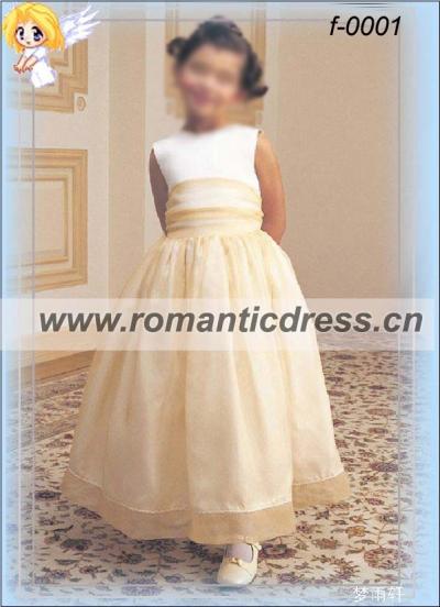 Lovely flower girls dresses f-0001 (Милые девушки Цветочные платья F-0001)