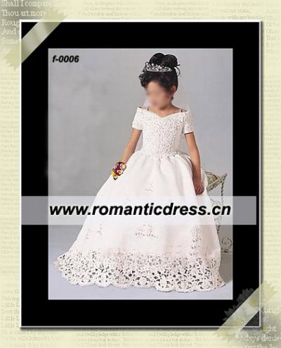 Lovely flower girls dresses f-0006 (Милые девушки Цветочные платья F-0006)