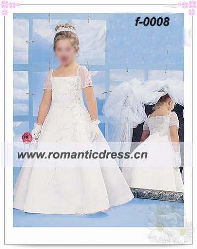 Lovely flower girls dresses f-0008