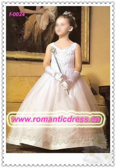 Lovely flower girls dresses f-0024