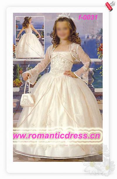 Lovely flower girls dresses f-0031 (Lovely Blumenmädchen Kleider f-0031)