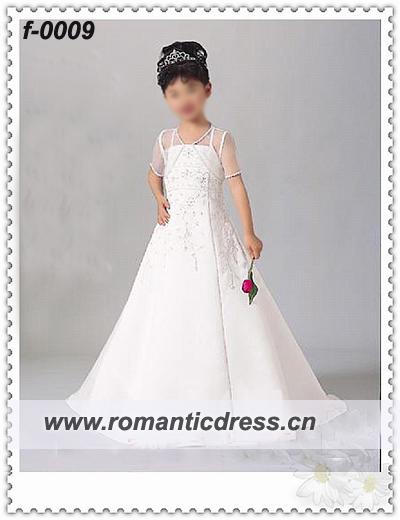 Lovely flower girls dresses f-0009