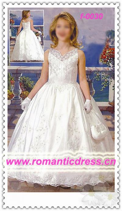Lovely flower girls dresses f-0030