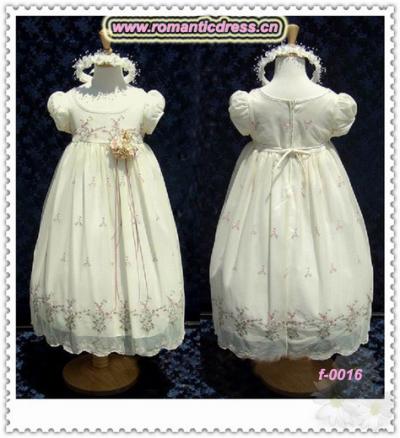 Lovely flower girls dresses f-0016