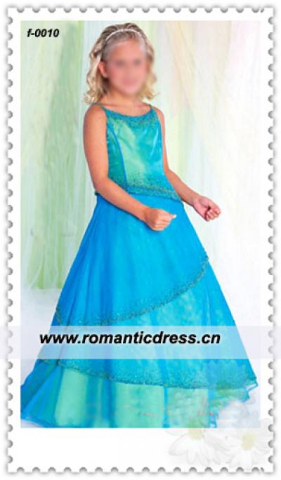 Lovely flower girls dresses f-0010
