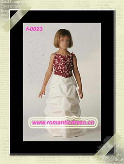 Lovely flower girls dresses f-0023