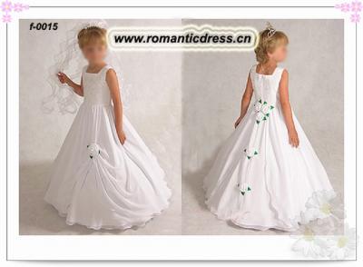 Lovely flower girls dresses f-0015