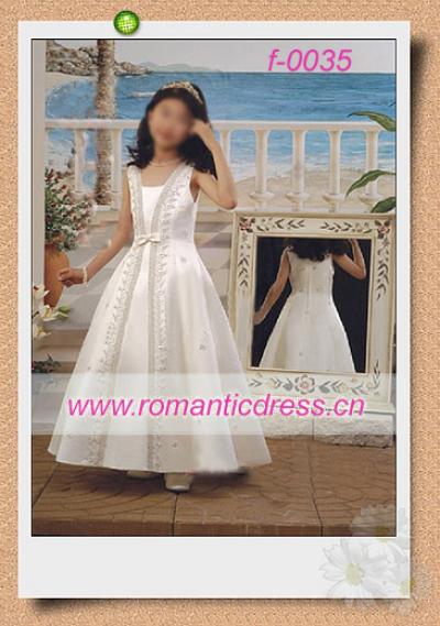 Lovely flower girls dresses f-0035 (Lovely Blumenmädchen Kleider f-0035)