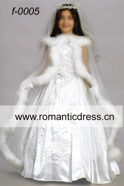 Lovely flower girls dresses f-0005 (Милые девушки Цветочные платья F-0005)