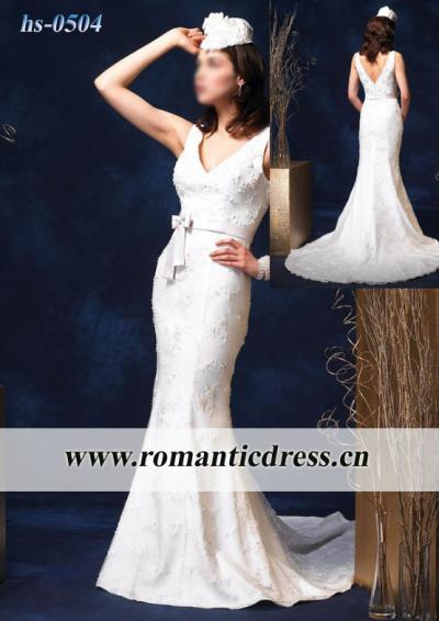 2008 Most fashion wedding gowns (hs-0504) (2008 meisten Mode Brautkleider (HS-0504))