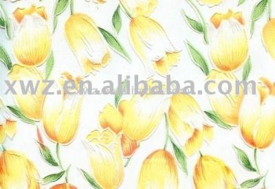 100%polyester spring ribbon (100 Printemps% polyester ruban)