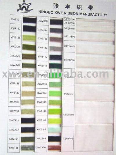 Colour Card of 100% Nylon Velvet Ribbon Total 150 colours (Farbkarte aus 100% Nylon Velvet Ribbon Insgesamt 150 Farben)
