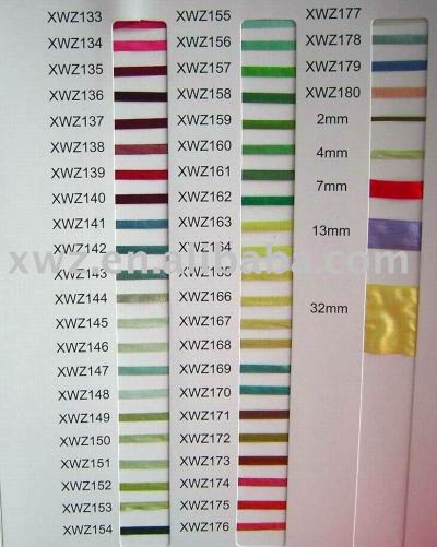 Colour Card of 100% Silk Ribbon (Farbkarte von 100% Silk Ribbon)