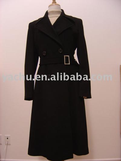 Lady`s Double Breast Overcoat (CW-002) (Lady`s Double Breast Overcoat (CW-002))
