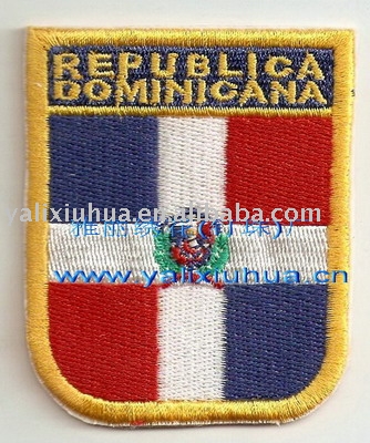 Embroidery badge