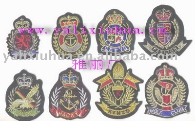 Embroidery badges