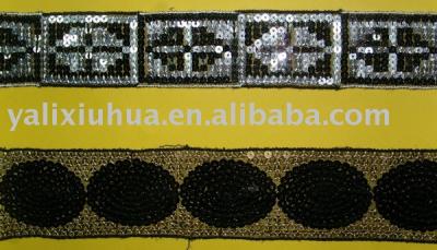 Paillette lace (Блестка кружево)
