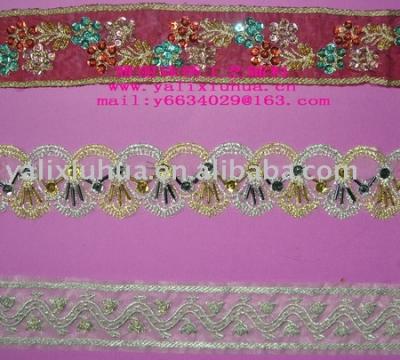 Hand beaded lace (Hand beaded lace)