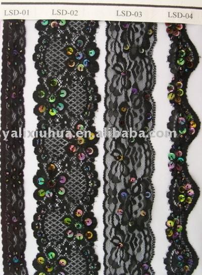 Elastic lace. (Elastischer Spitze.)