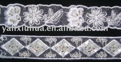Embroidery beaded lace (Embroidery beaded lace)