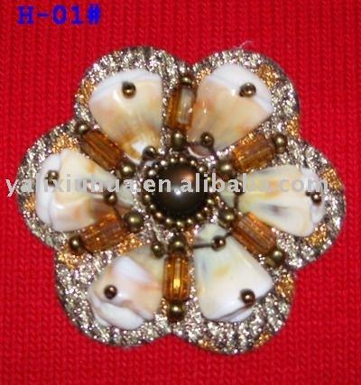 Hand beaded flower (Hand beaded flower)