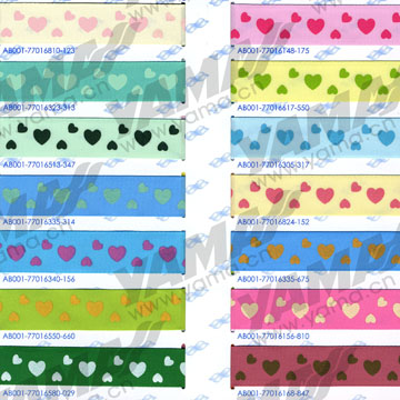 printed ribbon (heart 2) (gedruckte Band (Herz 2))