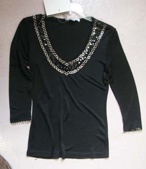 100% VISCOSE BLOUSE WITH HAND EMB. (100% VISCOSE BLOUSE WITH HAND EMB.)