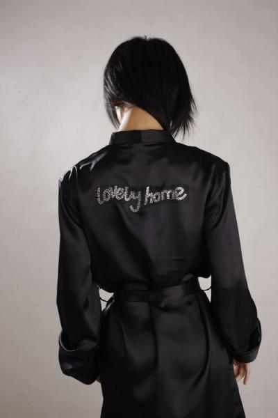 100% polyester satin dressing (100% polyester satin dressing)