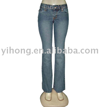 Ladies` Ramie Cotton Jeans (Дамские рами хлопка джинсы)