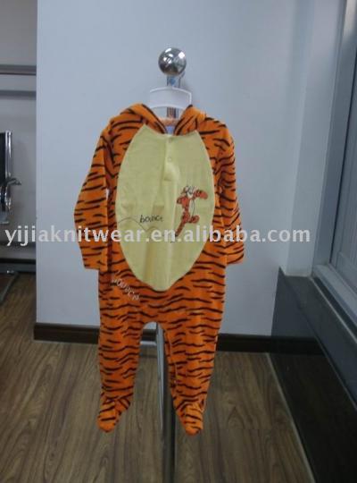 baby velour romper (baby velour romper)