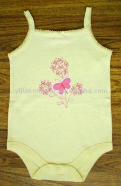 Baby Girl Spaghetti Romper (Baby Girl Spaghetti Romper)