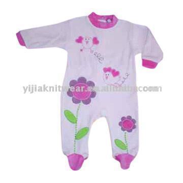 Baby Velour Romper (Baby Velour Romper)